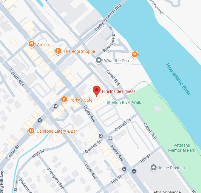 Map to Fire Inside Fitness